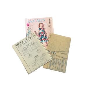 McCall's MP340 UNCUT Children's/ 18"Doll's Dresses Size CDD (2-3-4-5) CL (6-7-8)